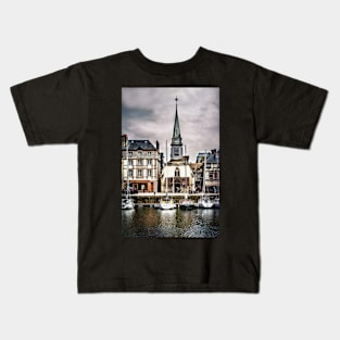 Quai St Étienne Honfleur Kids T-Shirt